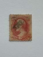 Briefmarke USA 1870 6c, Abraham Lincoln Saarland - Saarlouis Vorschau