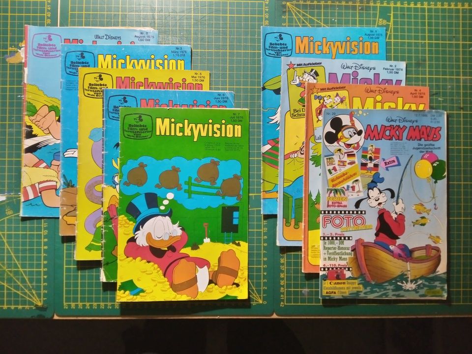 77x Comic Heft/Album/Buch "Micky Maus, Popeye, Mosaik, Popeye..." in Wilhelmshaven
