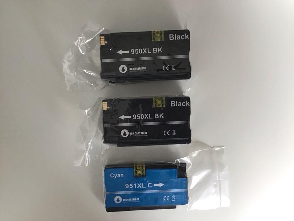 Tintenpatronen für HP Drucker 950/951 black+cyan in Nabburg