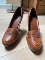 Britchic h&m College Pumps Gr.41 Cognac-braun Plateau Bayern - Starnberg Vorschau