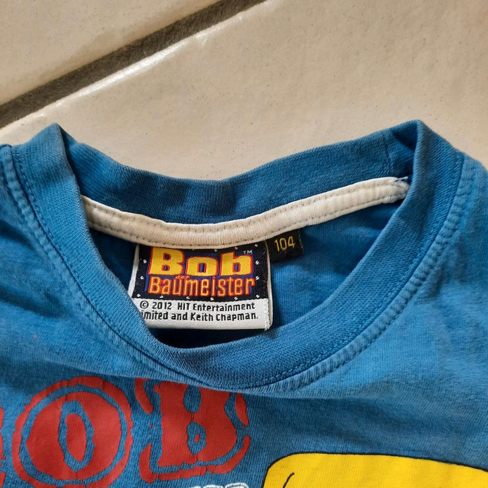 Bob der Baumeister, T-Shirt blau, Gr. 104 (110) in Göttingen