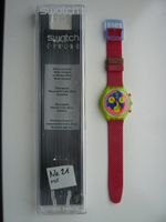 SWATCH Chrono SCJ 101 Grand Prix, 1992,  rotes Kunststoffarmband Hessen - Wiesbaden Vorschau