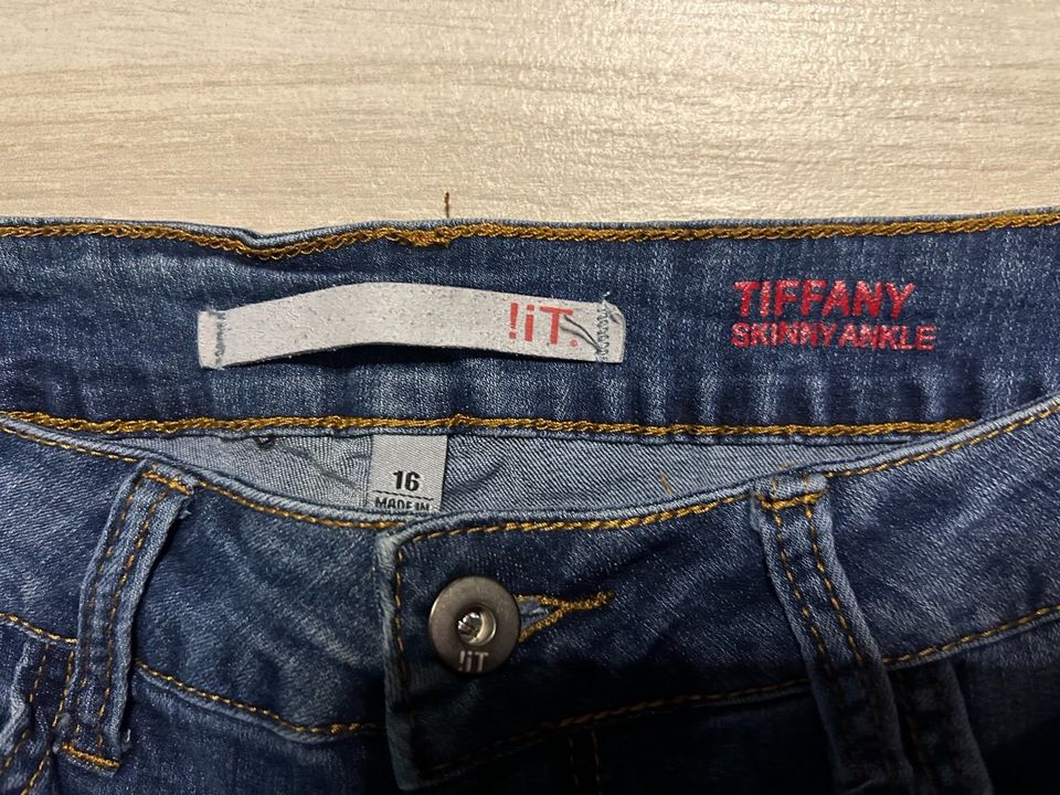 ❤️!iT US Jeans ❤️ Tiffany Skinny Ankle Gr. 16 46 Destroyed Look in Königswinter