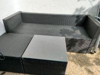 Sitzlounge Polyrattan mit Glastisch Bayern - Johannesberg Vorschau