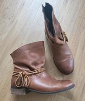 Stiefeletten Zign Braun Leder Größe 38 Sachsen-Anhalt - Querfurt Vorschau