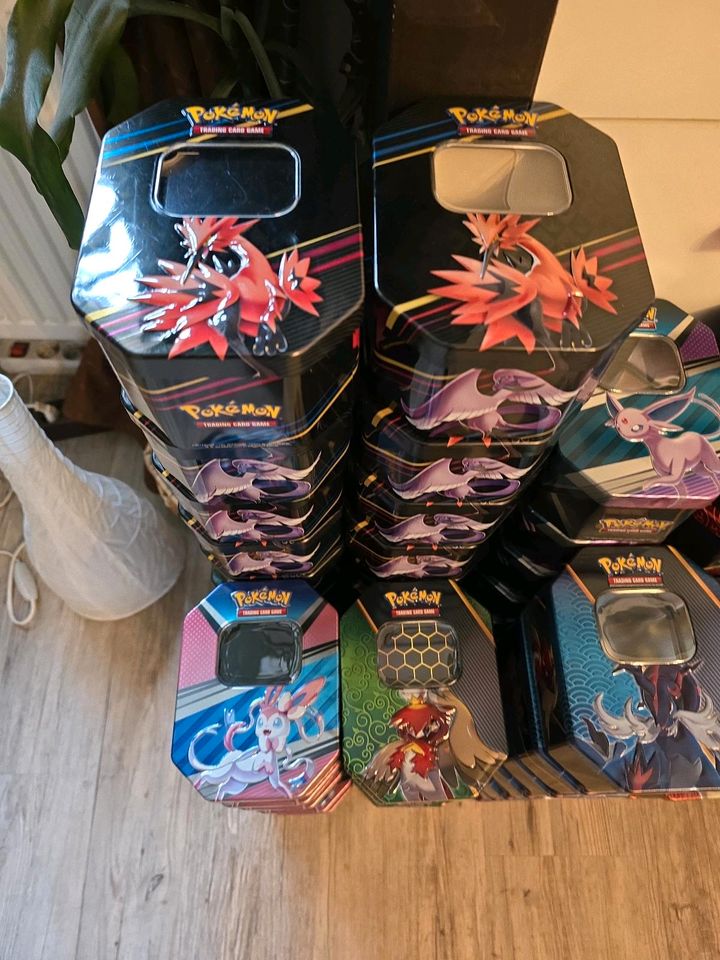 Pokemon Dosen Dose Box Tin tins 2euro Stück in Freital