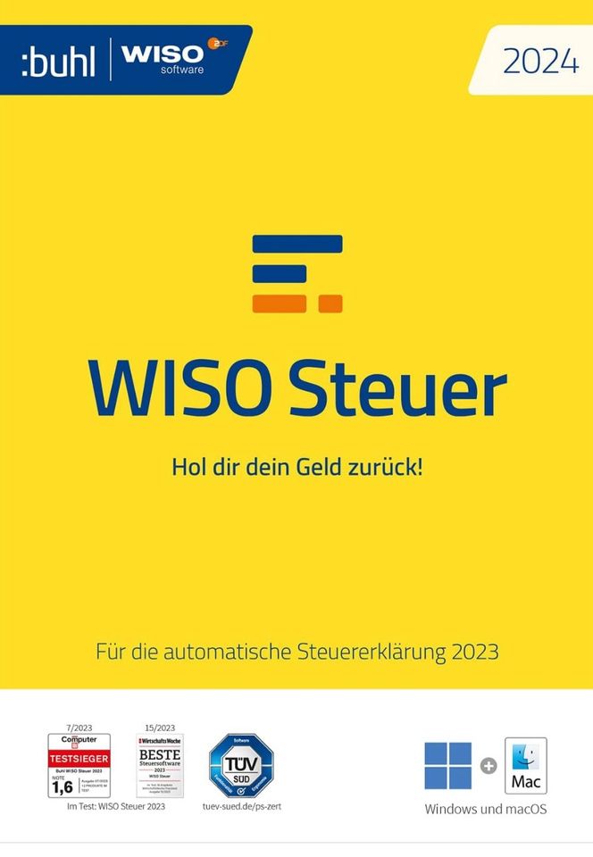 WISO Steuer 2024 (für Steuerjahr 2023)Software Mac & Windows buhl in Stuttgart