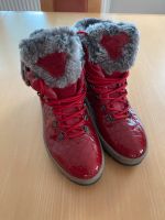 Stiefeletten mit Fell - rot - Winterschuhe Winterstiefel- 39 Baden-Württemberg - Amtzell Vorschau