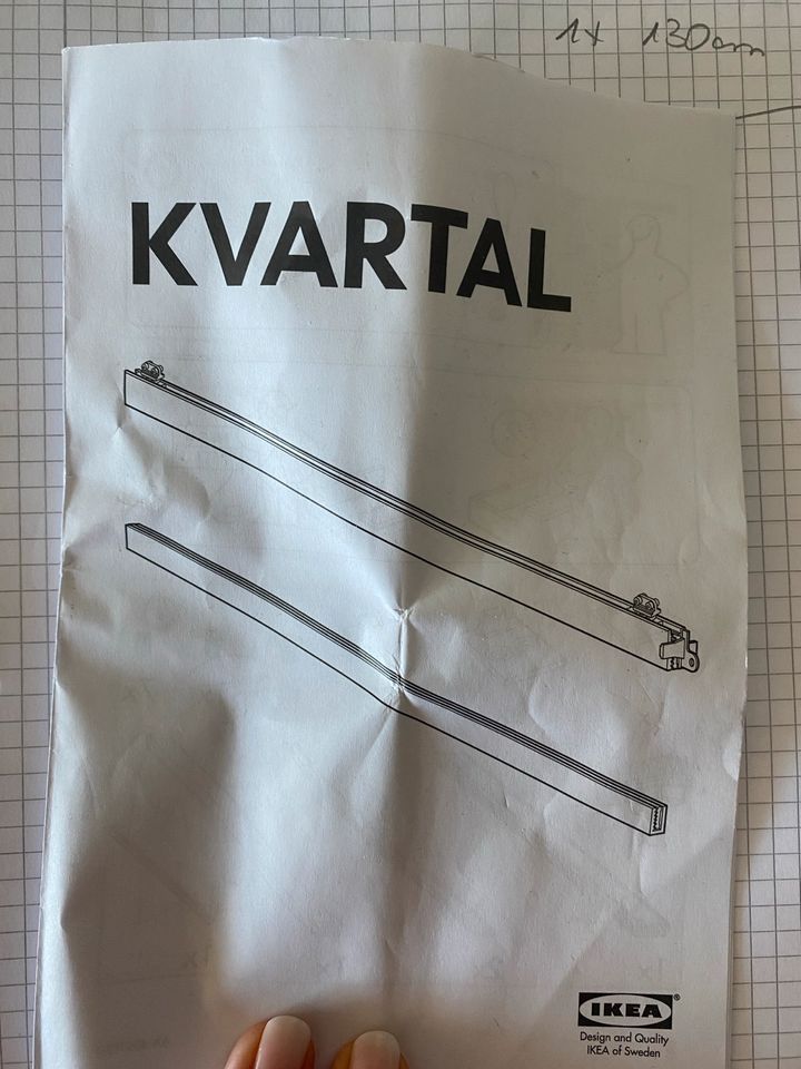 IKEA * KVARTAL * Gardinenschiene dreiläufig * insgesamt. 11 Meter in Wuppertal