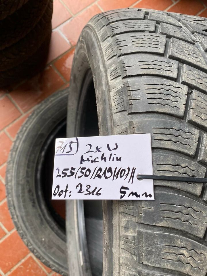 2x 255/50/R19 107H Michelin Winterreifen (5mm,Dot:2316) in Bad Harzburg