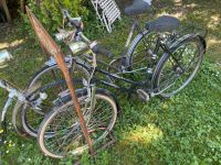 Oma Fahrrad Oldie Alt Deko Biergartenstühle Fahrradständer Baden-Württemberg - Deggenhausertal Vorschau