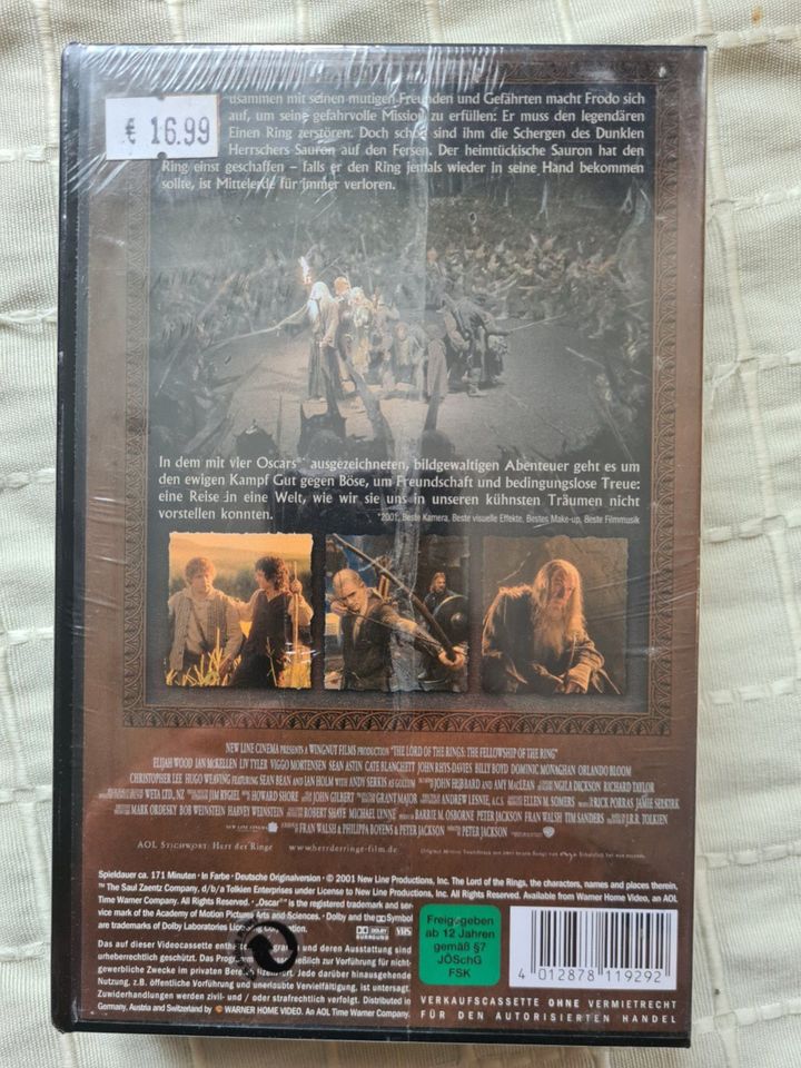 Der Herr der Ringe - Die Gefährten [VHS] NEU! Noch eingeschweißt in Gifhorn