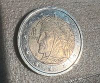 2 Euro Münze Italien 2002 Dante Alighieri Fehlprägung Nordrhein-Westfalen - Herne Vorschau
