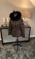 MONCLER Jacke Daune Silberfuchs khaki schwarz Size 3 NP 1790€ Mecklenburg-Vorpommern - Stralsund Vorschau