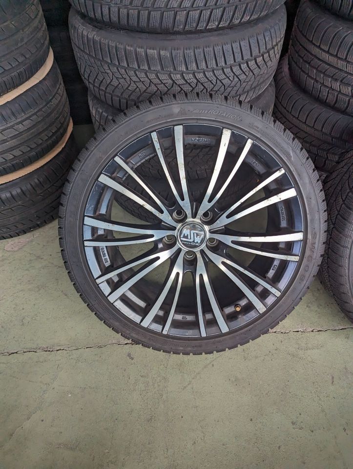 MSW 20 Winterräder Winter 225 40 18 Zoll 5x112 Golf 5 6 7 A3 A4 in Attendorn