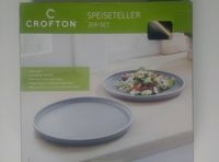 Crofton Speiseteller 2er Set, grau, 26,5 cm Bayern - Großostheim Vorschau