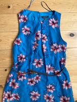 Sommerkleid blau rot Blumen Gr 40 12 Primark Sachsen - Markkleeberg Vorschau