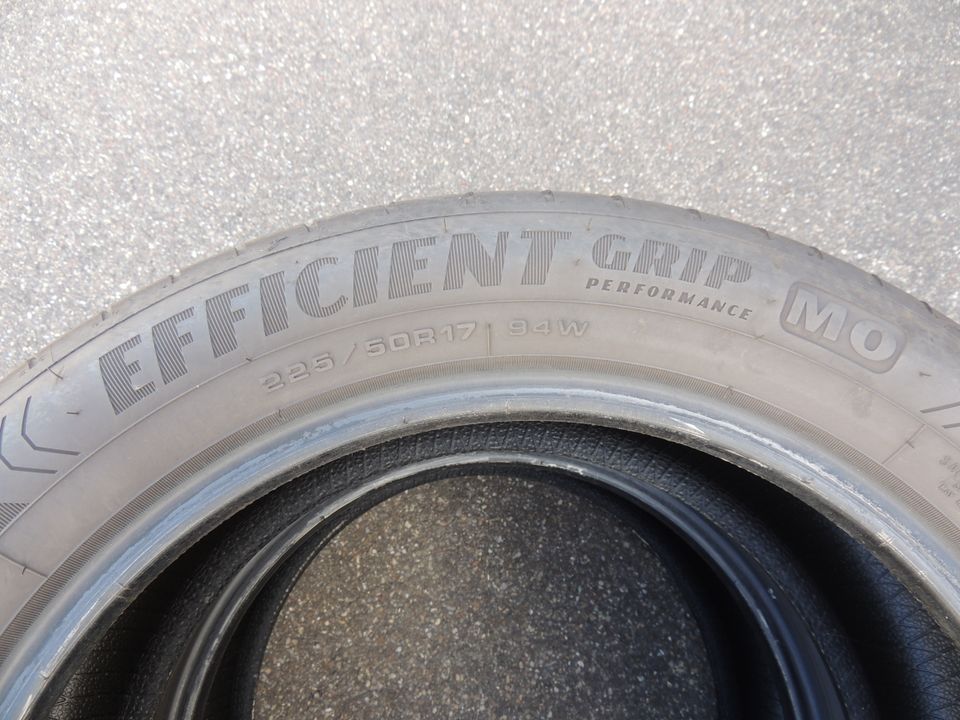 2xSommerreifen 225/50 R17 94W Goodyear Efficient Grip Performance in Filderstadt