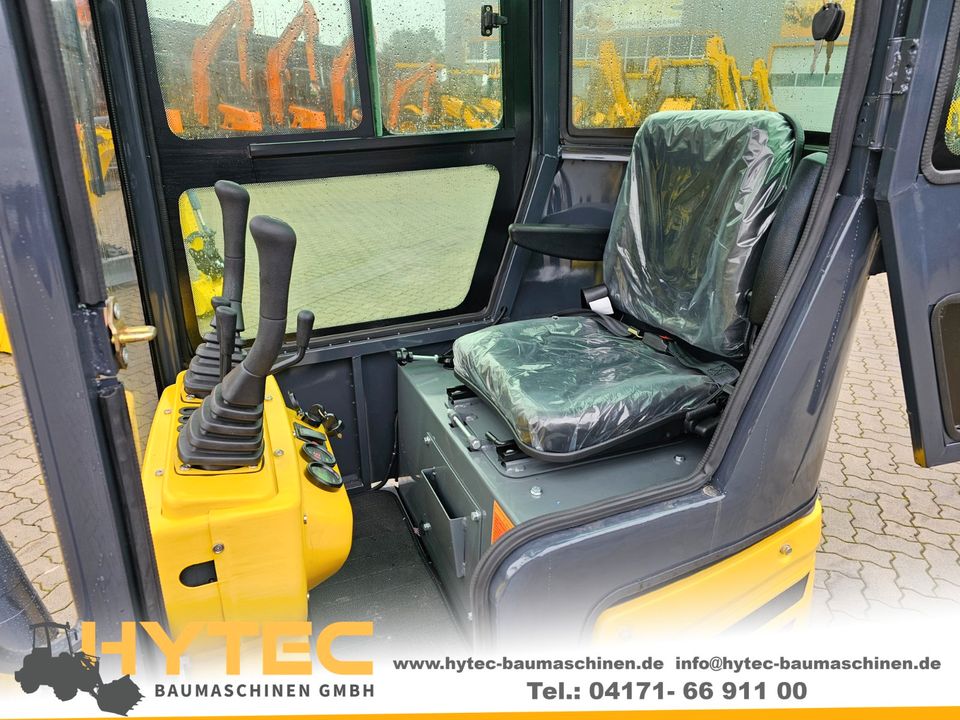 HYTEC F1300 PRO mit Kabine Minibagger Bagger Radlader Hoflader in Winsen (Luhe)