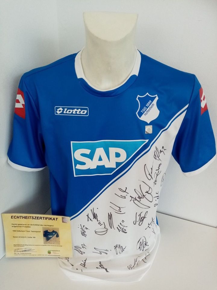 1899 Hoffenheim Trikot 14/15 Teamsigniert Autogramm COA Lotto 164 in Lünen