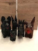 Holzhunde Hunde geschnitzt Vintage Scottie Terrier Sammler Nordrhein-Westfalen - Solingen Vorschau