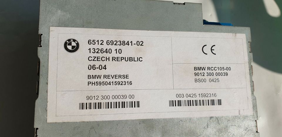 Original BMW E46 Radio Reverse 6512 6923841 Autoradio in Rülzheim