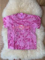 Batik-Shirt T-Shirt Pink/weiß Gr.10-12 ~140 aus Florida Flamingo Bayern - Brannenburg Vorschau