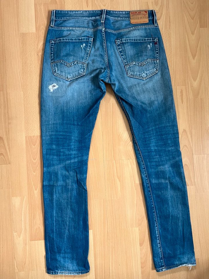 Jeans - Replay Modell Waitom Gr. 33/34 in Haar