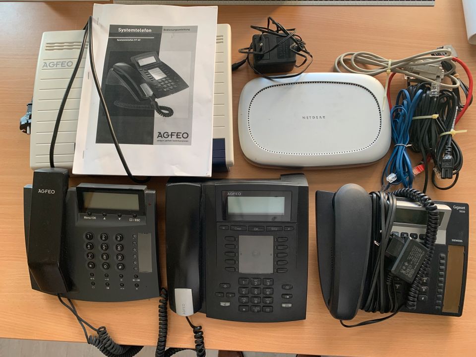 Agfeo ISDN Telefonanlage,2 Systemtelefone,Gigaset 5030,Router in Plauen