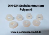 DIN 934 Sechskantmuttern Muttern Kunststoff M3/M4/M5/M6/M8/M10 Bielefeld - Sennestadt Vorschau