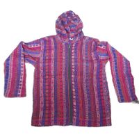 Flauschige Hippie Jacke mit bunten Streifen in Lilafarben, UNISEX Bayern - Straubing Vorschau