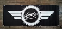 Werbe Banner für Simson Fans DDR S50 S51 Duo Mofa Schwalbe Nordrhein-Westfalen - Ense Vorschau