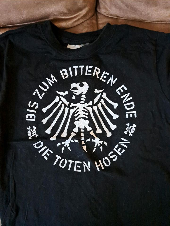 Die Toten Hosen Shirt Bis zum bitteren Ende Gr 116 promo in Germering