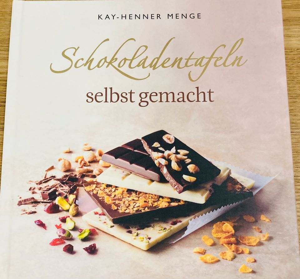 Kay-Henner Menge Kochbuch „Schokoladentafeln selbst gemacht“ in München