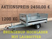 Anhänger 1200 KG Hochlader Alu + Laubgitter 262x147x35 cm - Neu Rheinland-Pfalz - Weißenthurm   Vorschau