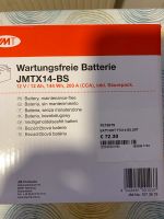 Motorradbatterie Neu  12V /12Ah,144Wh Thüringen - Uder Vorschau