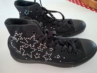 Converse schwarz mit Strass Niedersachsen - Salzgitter Vorschau