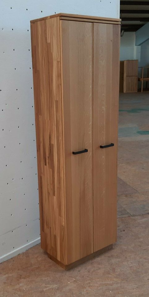 Gradel Dielenschrank # Wildeiche # 201x60x40 # Massiv-Möbel in Alsfeld