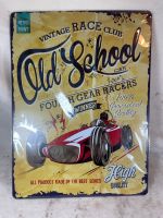 Old School Vintage Race Club Blechschild 30 x40 cm Walle - Utbremen Vorschau