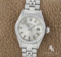 Rolex Lady Date 26mm Automatik Stahl Diamanten Ref. 6917 Damenuhr München - Au-Haidhausen Vorschau