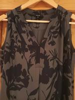 OPUS Gr. 36 Sommerkleid ärmellos Khaki schwarz florales Muster Bayern - Hauzenberg Vorschau