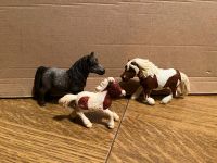 Schleich Shetlandpony Pony Pferd Wallach Fohlen Stute Niedersachsen - Löningen Vorschau