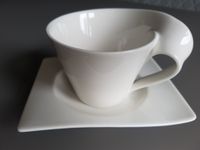 New Wave Kaffeetasse V&B XXL 380 ml weiß+Unterteller TOP! Saarland - Wadgassen Vorschau