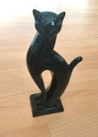 Katzenstatue / Deko mit rotem Samt bezogen, schwarz rot Baden-Württemberg - Mietingen Vorschau