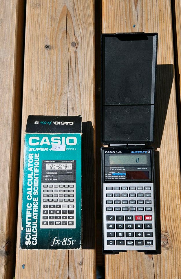 Casio fx-85v Taschenrechner Solar Vintage in OVP in Groß Pankow (Prignitz)