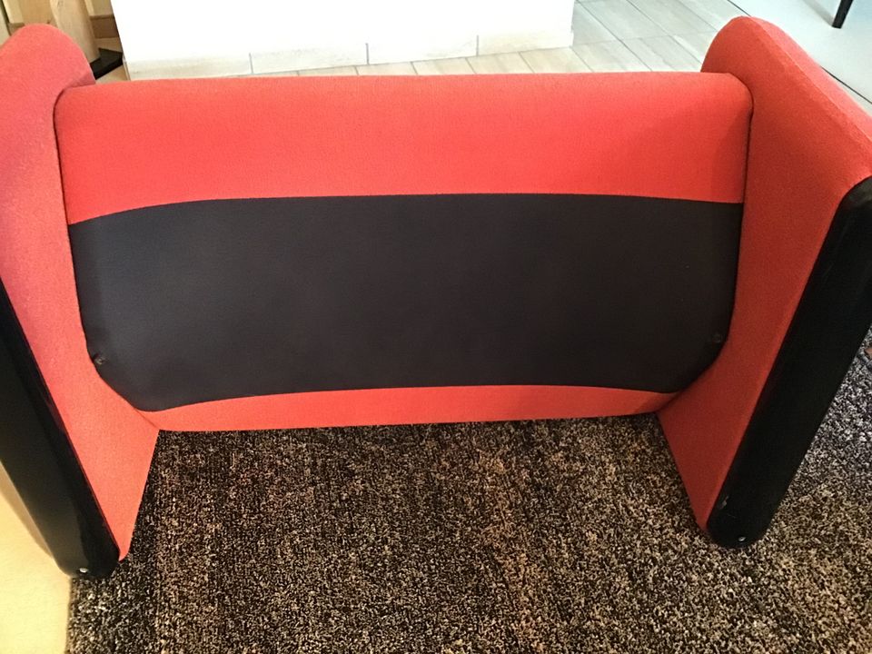 Sessel mit Hocker der Marke Cossina In Rot/ Orange in Gütersloh
