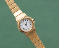 Cartier Lady Santos Oktagon 18K Gelbgold Automatik Hamburg-Nord - Hamburg Winterhude Vorschau