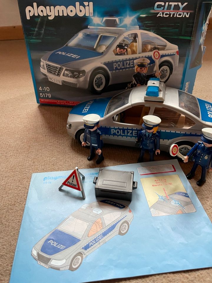 Playmobil-Set Polizei-Hubschrauber u. -Einsatzwagen in Dahlum