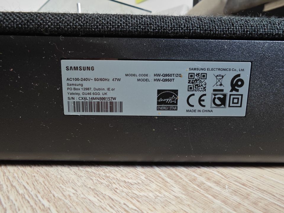 Samsung HW-Q950T 9.1.4 Dolby Atmos Soundbar in Hannover