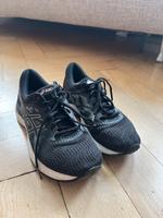 Asics Damen Laufschuhe Sportschuhe schwarz Logo rosa Mädchen Berlin - Lichterfelde Vorschau